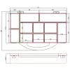 InLine pienosalaatikko, 11 lokeroa, 271x186x40mm, oranssi