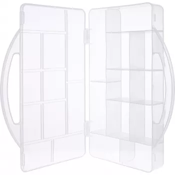 InLine pienosalaatikko, 11 lokeroa, 271x186x40mm, läpinäkyvä