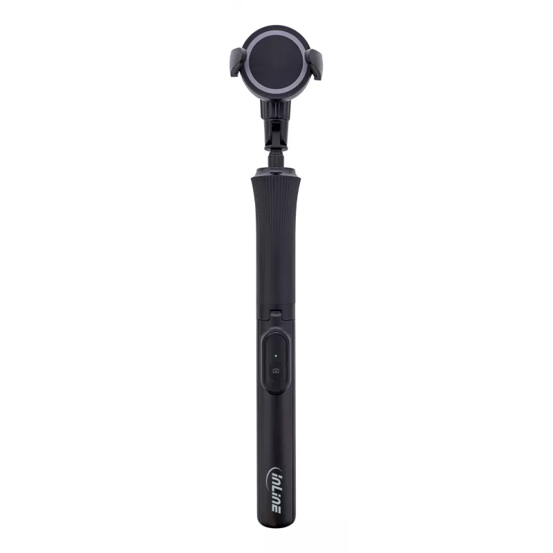 Selfie-tikku-teline InLine 48091 Bluetooth-kaukosäätimellä – pidennettävä älypuhelinpidike