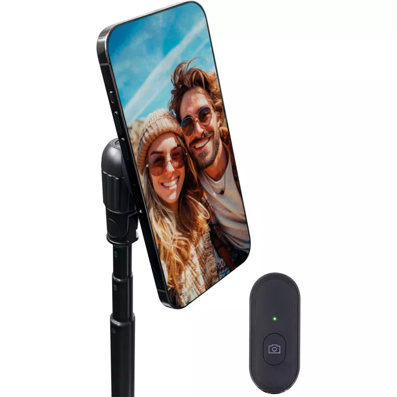Selfie-tikku-teline InLine 48091 Bluetooth-kaukosäätimellä – pidennettävä älypuhelinpidike