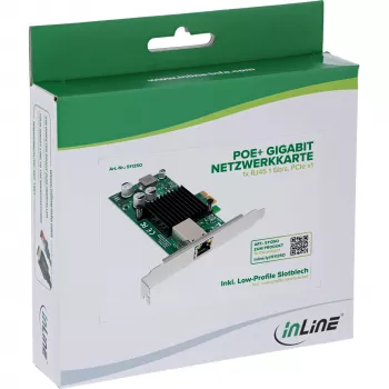 InLine 51125O sisäinen Ethernet-verkkokortti 1000 Mbit/s PCI Express