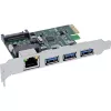 Verkkokortti InLine 51125R Ethernet 1000 Mbit/s PCI Express