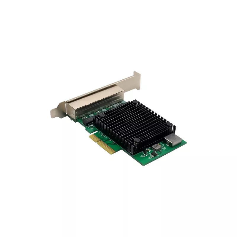 InLine Quad Gigabit -verkkokortti, 4x RJ45 2,5 Gbit/s, PCIe x4, sis. LP-paneelin