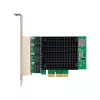 InLine Quad Gigabit -verkkokortti, 4x RJ45 2,5 Gbit/s, PCIe x4, sis. LP-paneelin