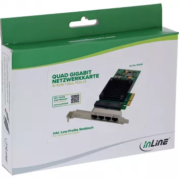 Sisäinen Ethernet-verkkokortti InLine 51127E 1000 Mbit/s PCI Express