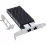InLine Dual 10-Gigabit -verkkokortti, 2x RJ45 10Gb/s, PCIe x8, sis. LP-kiinnikkeen