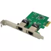 Verkkokortti InLine 51128K Dual Gigabit 2x RJ45 PCIe x1