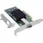 InLine 10 Gigabit -verkkokortti, 1x SFP+, PCIe x8, sis. Low-Profile-paneelin