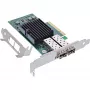 InLine Dual 10 Gigabit -verkkokortti, 2x SFP+, PCIe x8, sis. LP-paneelin