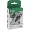 InLine älypuhelimen 3-in-1-autoteline, jalusta, sormipidike, sininen