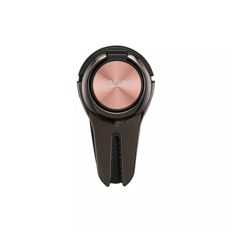InLine älypuhelimen 3-in-1-autoteline, jalusta, sormipidike, rose gold