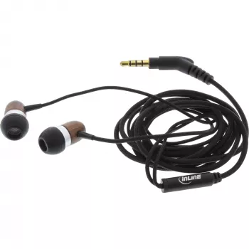 Kuulokkeet InLine woodin-ear in-ear-headset