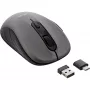 InLine hiiri 3-in-1, Bluetooth + 2x 2,4 GHz, 5 painiketta, optinen, harmaa/musta