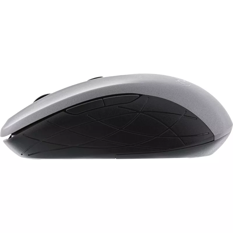 InLine hiiri 3-in-1, Bluetooth + 2x 2,4 GHz, 5 painiketta, optinen, harmaa/musta