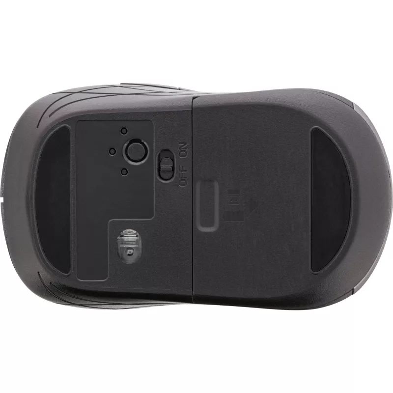 InLine hiiri 3-in-1, Bluetooth + 2x 2,4 GHz, 5 painiketta, optinen, harmaa/musta