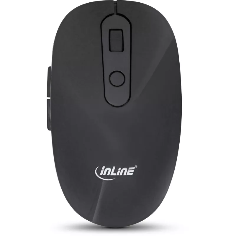 InLine Design Desktop -sarja, USB 2,4 GHz, max. 1600 dpi, musta, DEUTSCH