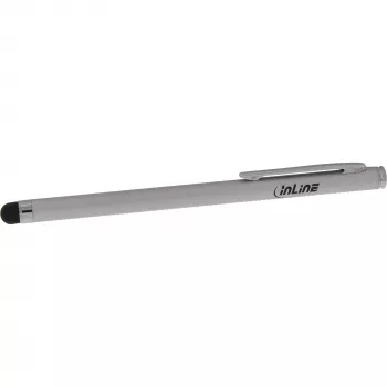 InLine stylus, kynä älypuhelinten ja tablettien kosketusnäytöille, hopea