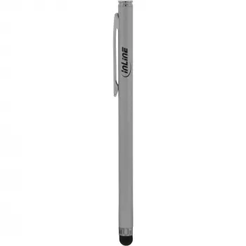 InLine stylus, kynä älypuhelinten ja tablettien kosketusnäytöille, hopea