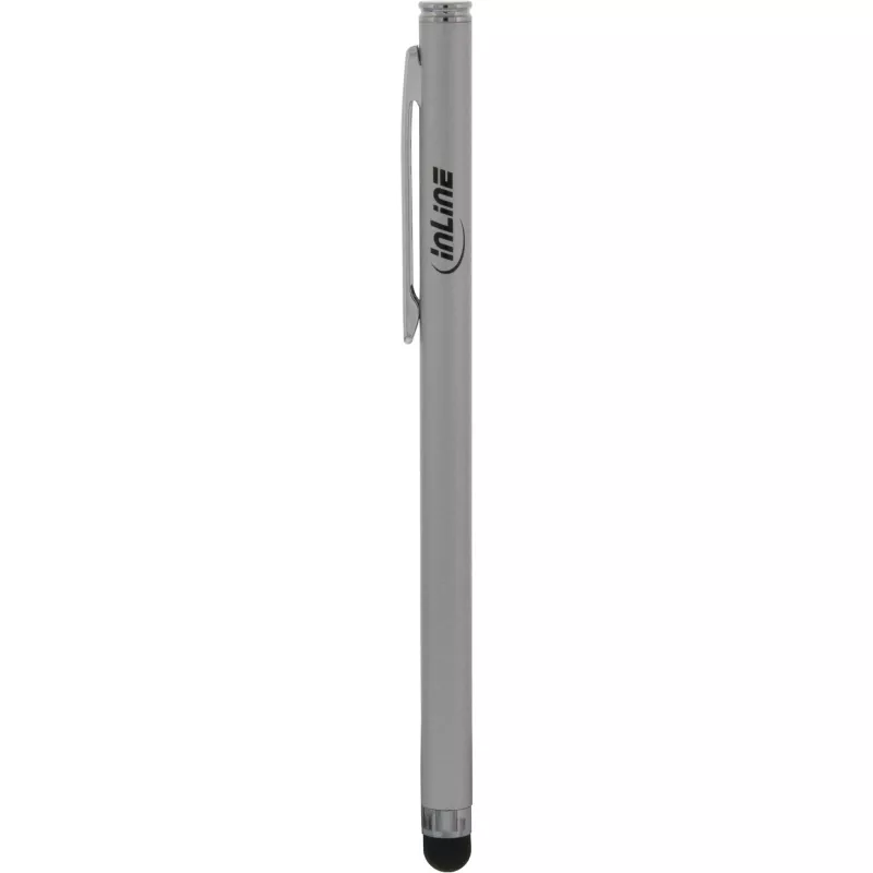 InLine stylus, kynä älypuhelinten ja tablettien kosketusnäytöille, hopea