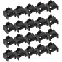 InLine RJ45-porttitulppa, 20 kpl:n täydennyspakkaus, musta