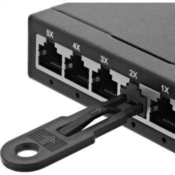 InLine RJ45-porttitulppa, 20 kpl:n täydennyspakkaus, musta