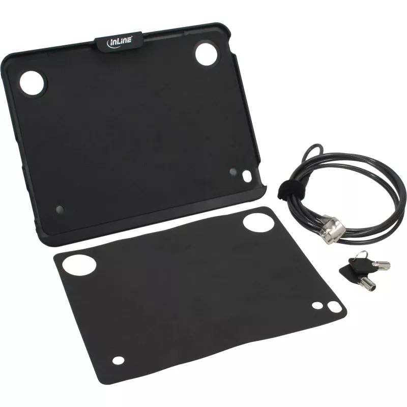 InLine iPad-suojakotelo-teline turvalukolla ja avaimella 2 m