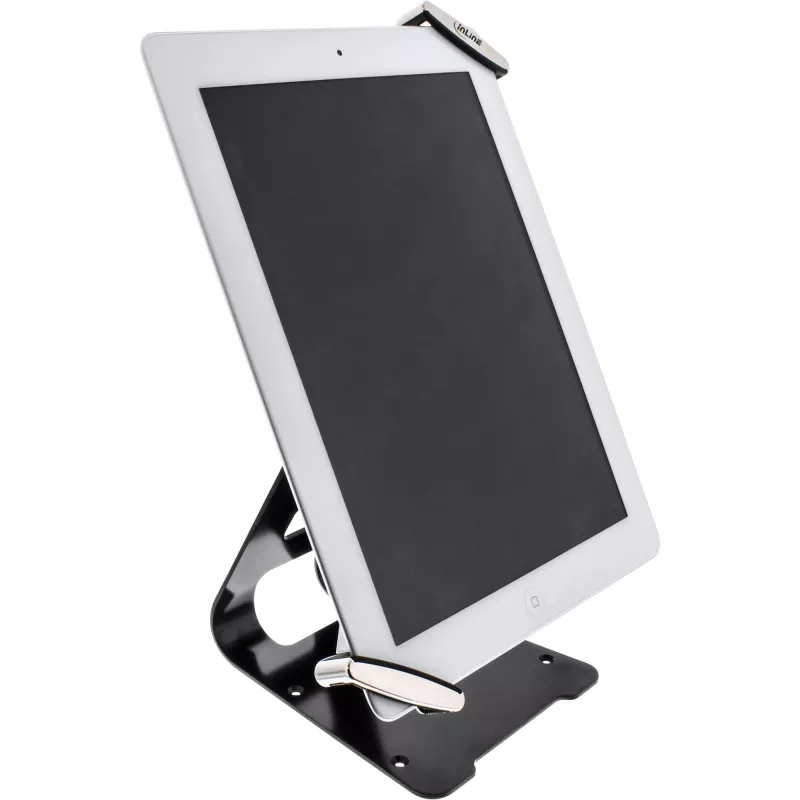 InLine yleinen tablettien lukitusteline 7–10,1 tuuman laitteille avainlukolla 1,5 m