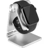 Teline InLine alumiininen pidike Apple Watchille hopea