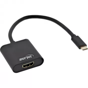 InLine USB-näyttömuunnin, USB-C-pistoke HDMI-liitäntään (DP Alt Mode), 4K/60Hz
