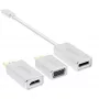 InLine USB-näyttömuunninsarja 6-in-1, 4K/60Hz hopea