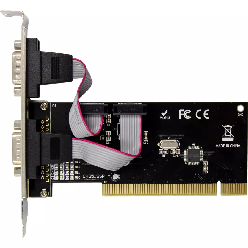 InLine PCI Multi I/O -ohjainkortti 2 DB9 sarjaporttia