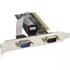 InLine PCI Multi-I/O-ohjainkortti 2 DB9 sarjaliitäntää