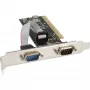 InLine PCI Multi-I/O-ohjainkortti 2 DB9 sarjaliitäntää