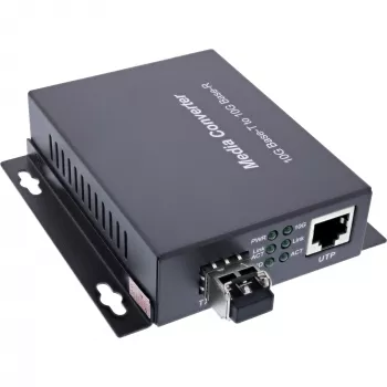 InLine 66659E verkkomediakonvertteri 10000 Mbit/s 850 nm monimuototila musta