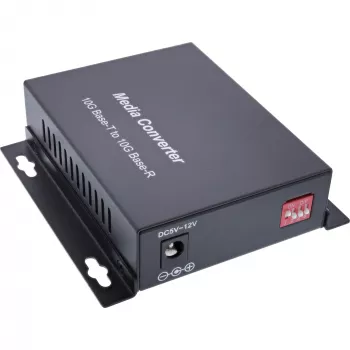 InLine 66659E verkkomediakonvertteri 10000 Mbit/s 850 nm monimuototila musta