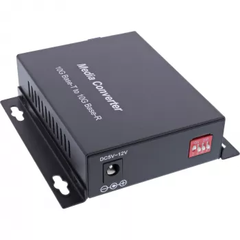 InLine 66659F verkkomediakonvertteri 10000 Mbit/s 1310 nm yksimuototila musta