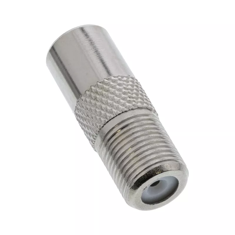 Koaksiaaliadapteri IEC-urosliitin antenni – F-liitin InLine 69915D