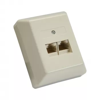 InLine ISDN seinärasia 2x RJ45 liitin 2x 8 portti 69988B