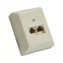 InLine ISDN seinärasia 2x RJ45 liitin 2x 8 portti 69988B