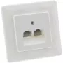 InLine ISDN seinälevy 2x RJ45 liitin 2x 8 portti 69989C