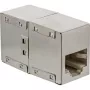 InLine Cat.5e adapteri täysin suojattu metalli 2x RJ45 liitin-liitin suora