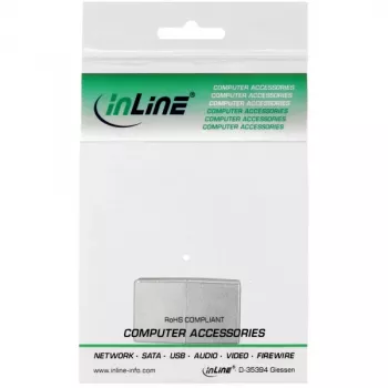 InLine Cat.5e verkkokaapeliliitin 2x RJ45 liitin suojattu suora