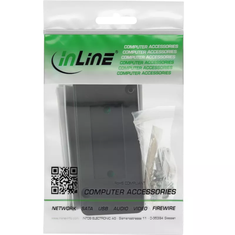 InLine liitäntärasia Cat.6A 600 MHz LSA suojattu InLine 69992B