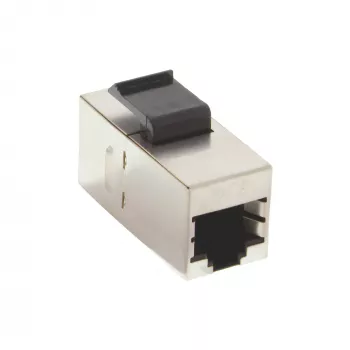 InLine RJ45-moduuli liitin-liitin SNAP-In Cat.6 STP 74206M