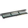 InLine patch-paneeli 19 tuumaa Cat.5e 24 porttia 1U musta RAL9005