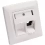 InLine kehyssarja 2x RJ45 liitin/LSA-moduulille, Keystone SNAP-In, RAL9010