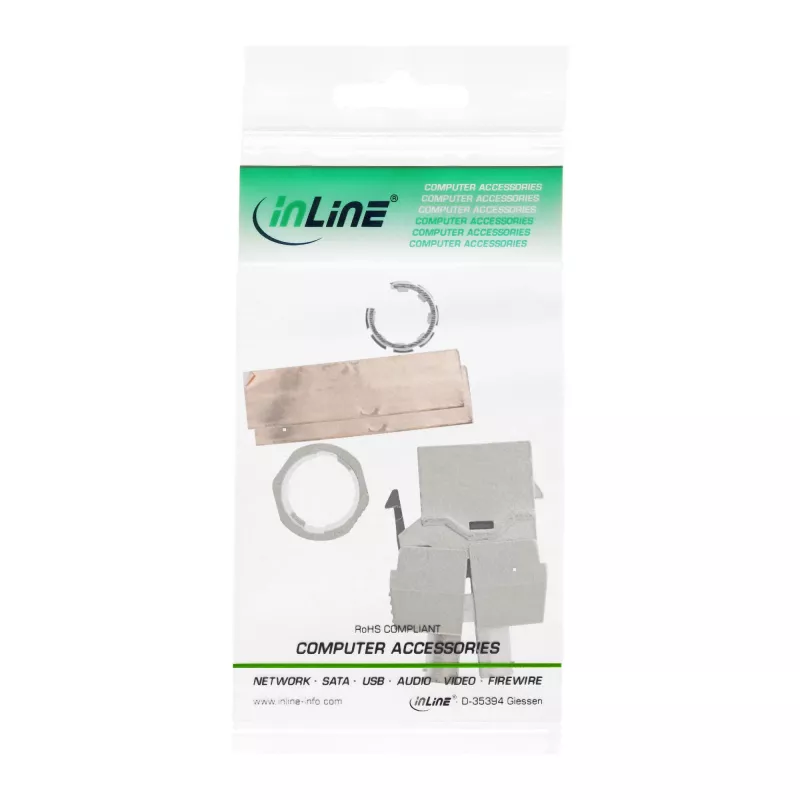 InLine RJ45 Keystone Jack Snap-In -moduuli Cat.8.1