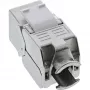 InLine RJ45 Keystone Jack Snap-In -moduuli Cat.8.1 litteä metallinen 1 kpl