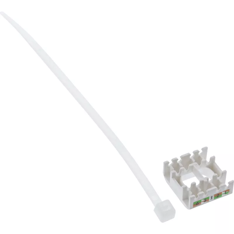 InLine RJ45 Keystone Jack Snap-In -moduuli Cat.8.1 litteä metallinen 1 kpl