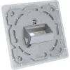 InLine kehyssarja 2x RJ45 Keystone SNAP-In, valkoinen RAL9010